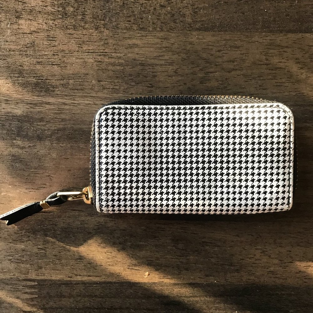 Comme des garçons Houndstooth Card case